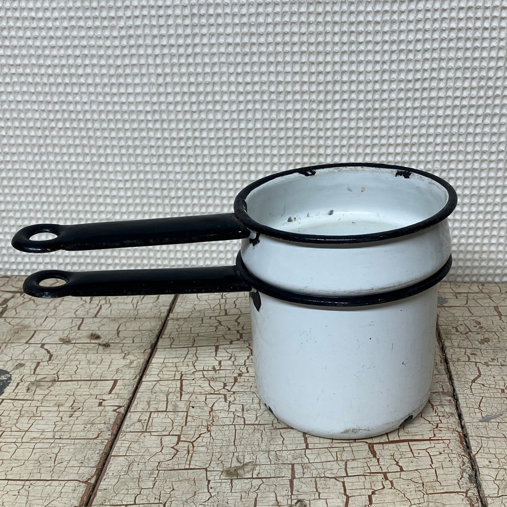 Enamel double boiler Set